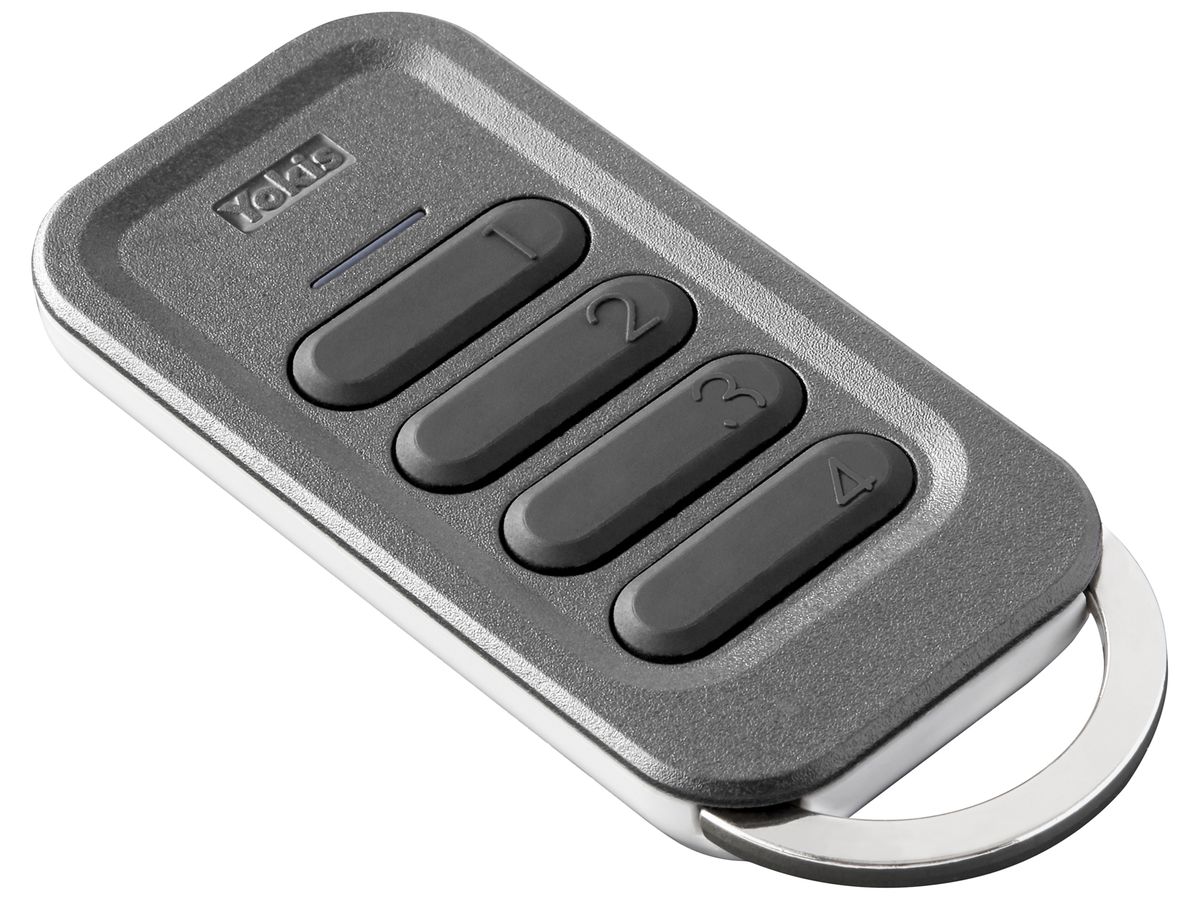 RF-Handsender YOKIS TLC4TP 4 Tasten 2.4GHz grau
