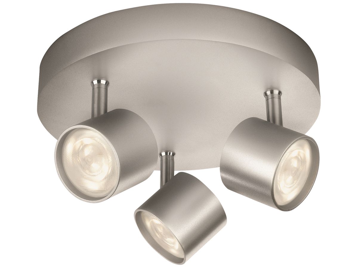 LED-Deckenleuchte Promo 3×4.5W 2700K 1500lm alu