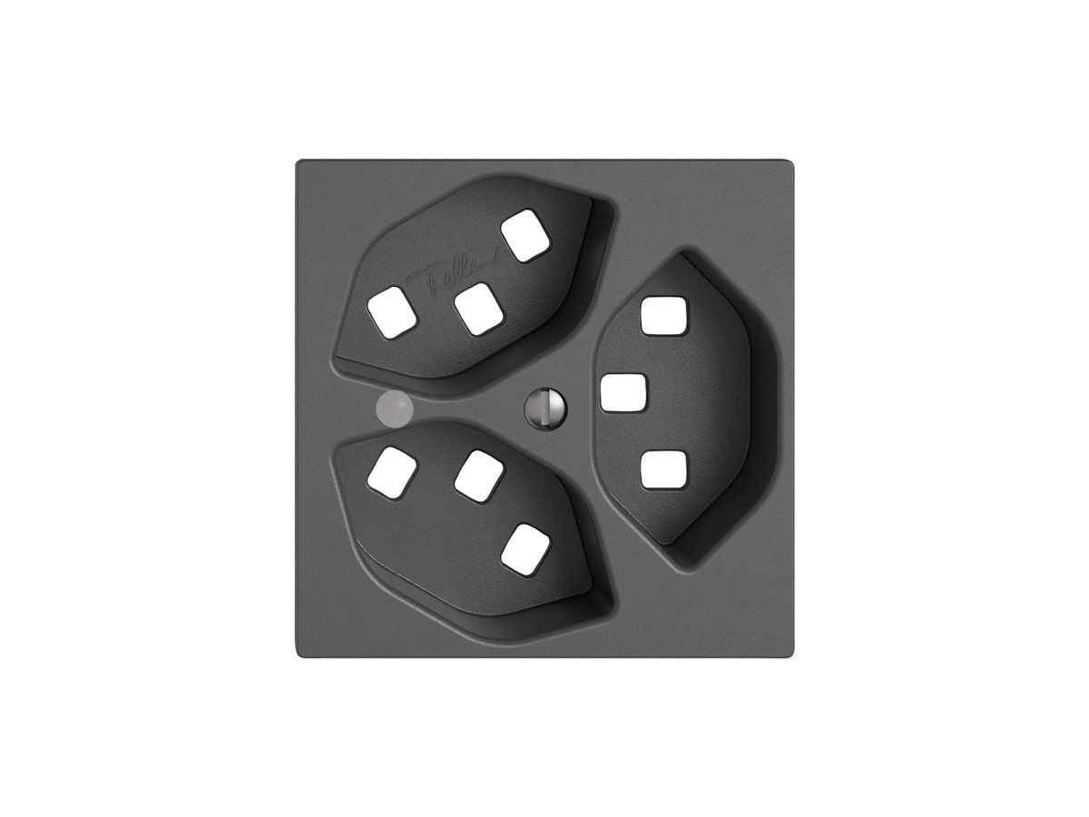 Montageset EDIZIO.liv SNAPFIX® für 3×T23 mit Frontlinse dgu