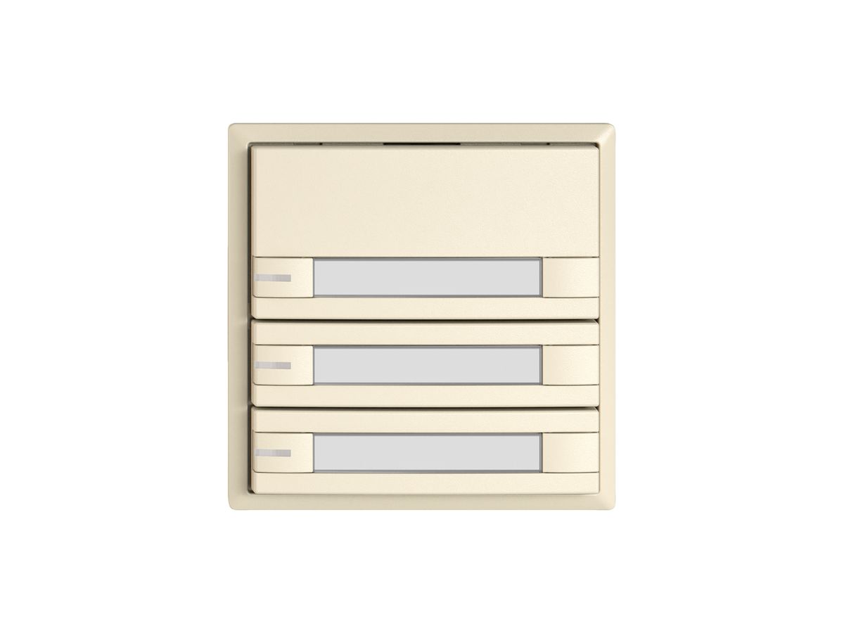 KNX-Taster RGB EDIZIO.liv SNAPFIX® Temperaturfüh.RGB-LED Pap.3×T 2-Tbed.cr