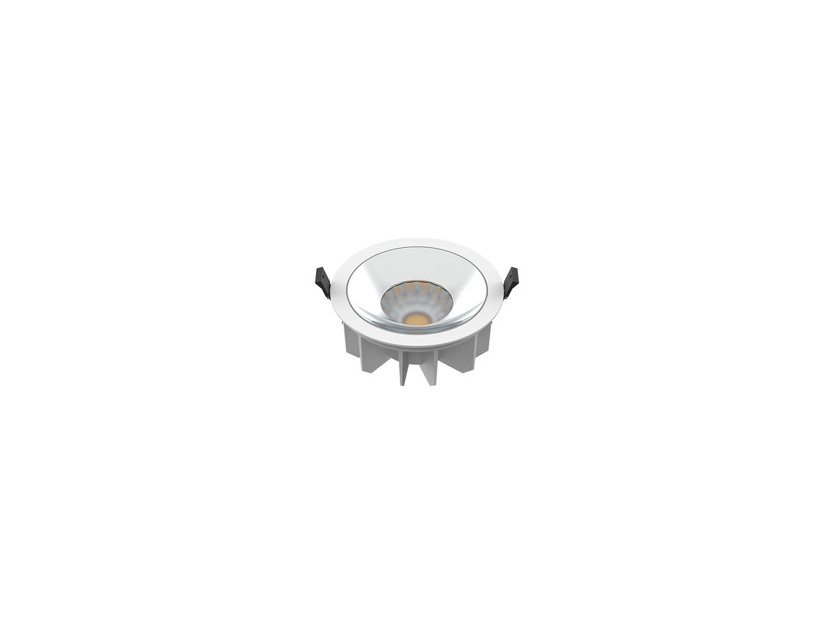 LED-Downlight SLV DOWNLIGHT P 165 19W 1930…3890lm 3000K IP54 WB Ø150mm weiss