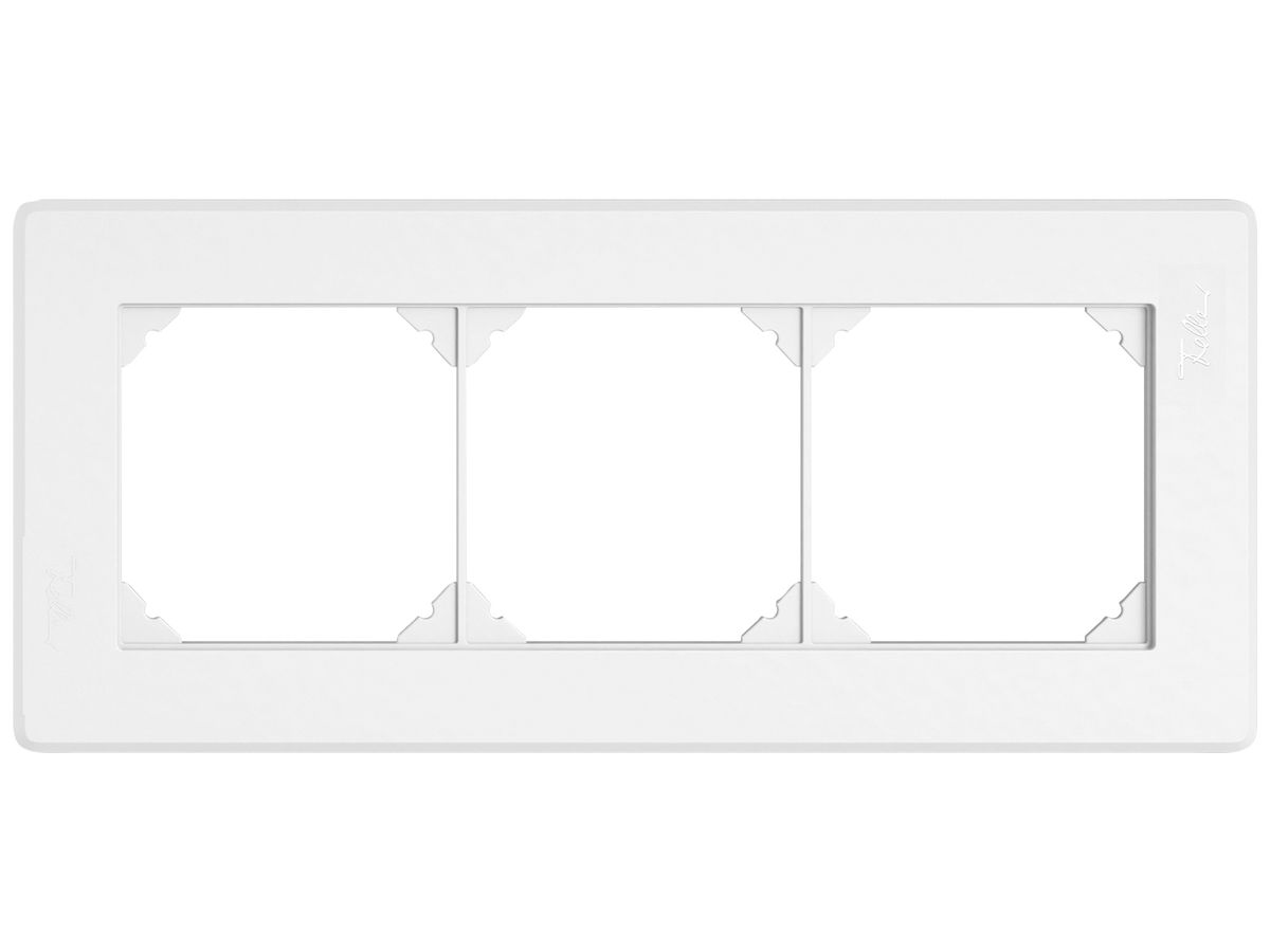 UP-Kopfzeile EDIZIO.liv SNAPFIX® 1×3 für frei wählbare Kombinationen weiss