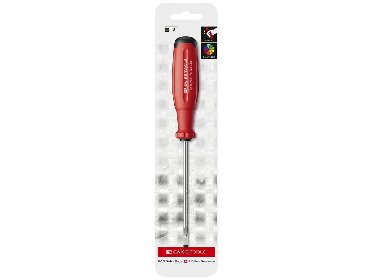 Schraubenzieher PB SwissGrip Evo 0.6×4×100mm