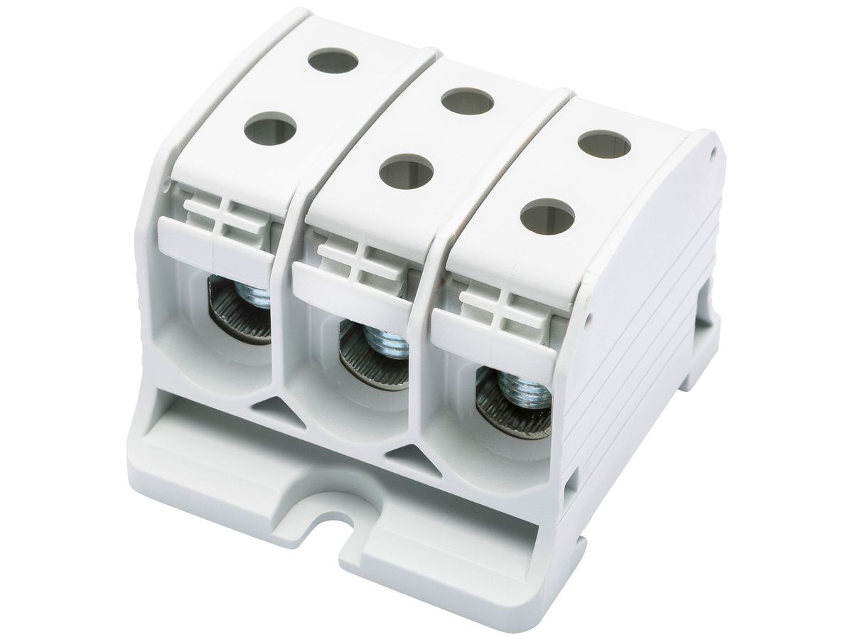 Verteilerblock Bals RKA 50 1P 150A 3×Eingang 3×Ausgang 4…50mm² grau