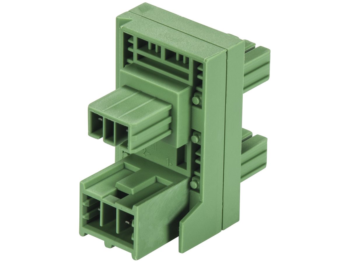 Verteiler BST14i2V, KNX, 2-polig, 50V, 3A, grün