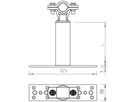 Abstandhalter Bettermann ISO-A-800 mit Befestigung 800mm, Aluminium