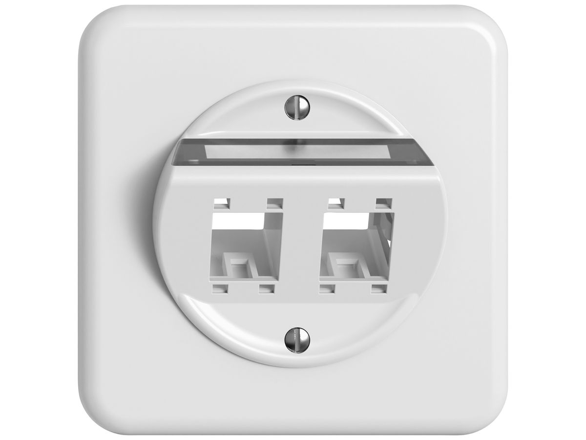 UP-Montageset STANDARDdue SNAPFIX® für freenet Kat.5e/6 Adapter schräg 2× ws