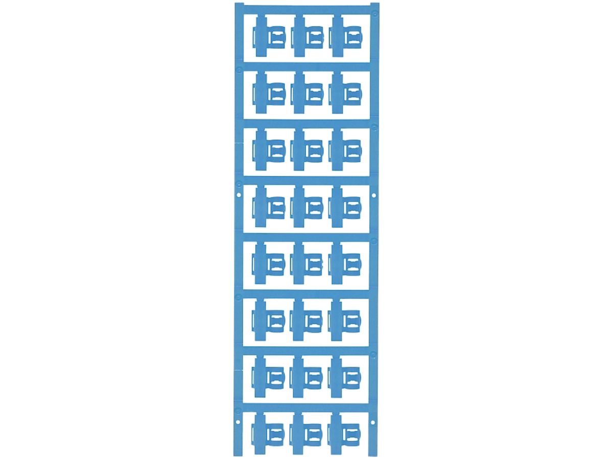 Leitermarkierer Weidmüller MultiCard SFC für Ø4…6mm 21×9.3mm PA66 blau