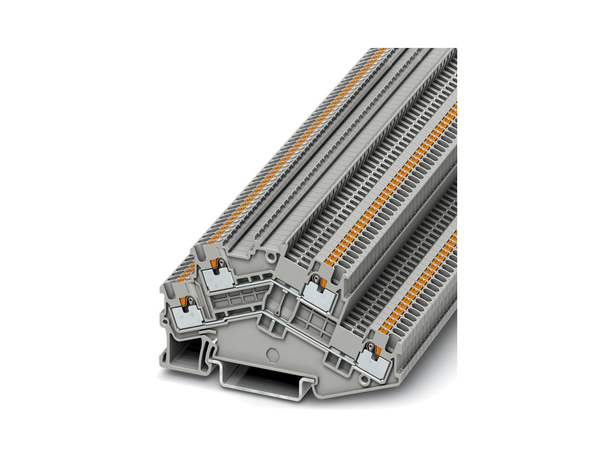 Doppelstockklemme 0.14…1.5mm² grau Push-in-An.PTTBS 1.5/S