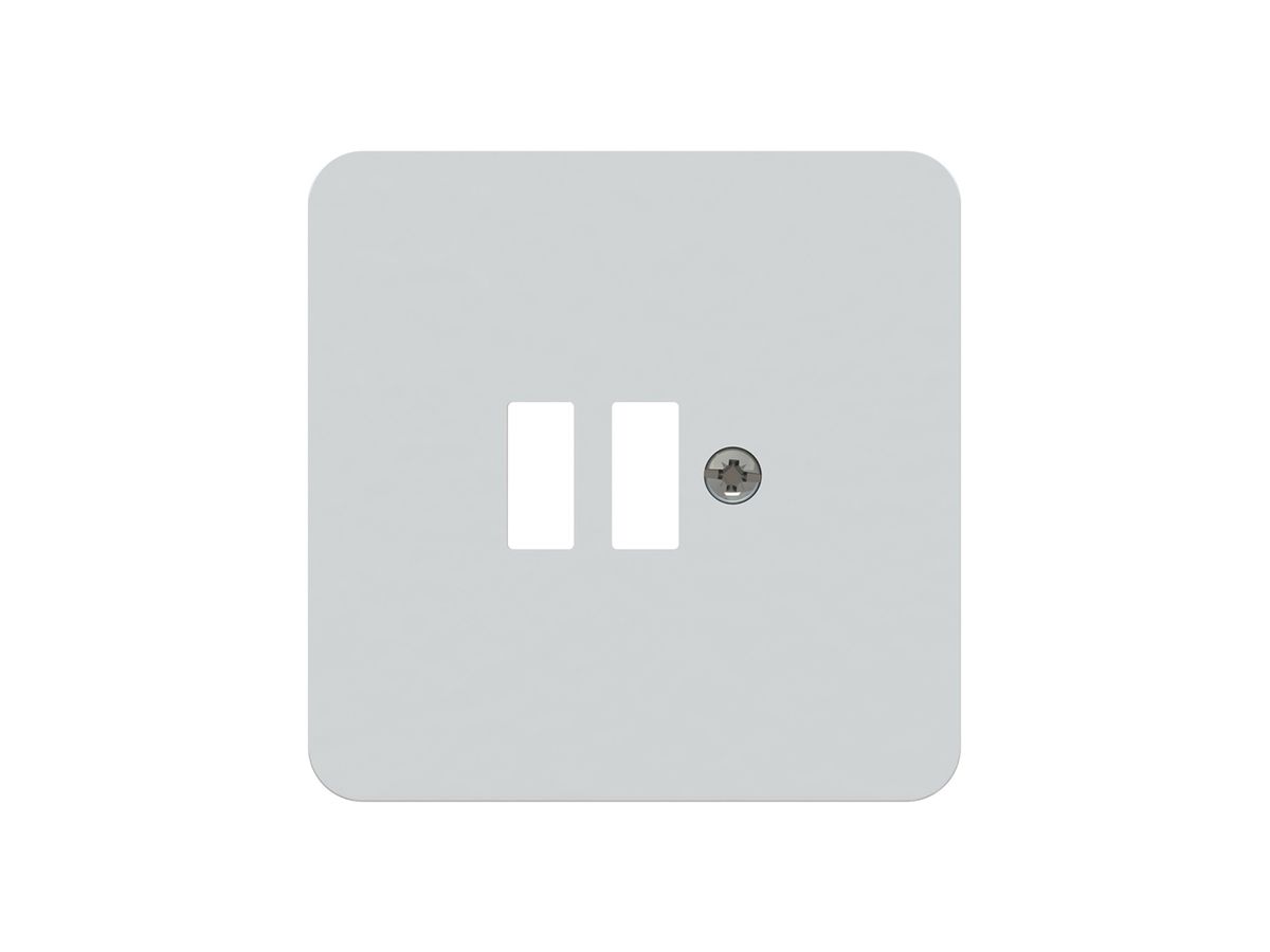 Frontplatte priamos USB 60×60mm weiss IP20