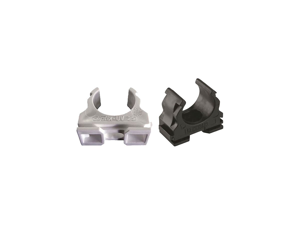 Rohrschelle Plica CLIPFIX-UV M25 1 Schraubloch PE -25…60°C UV schwarz