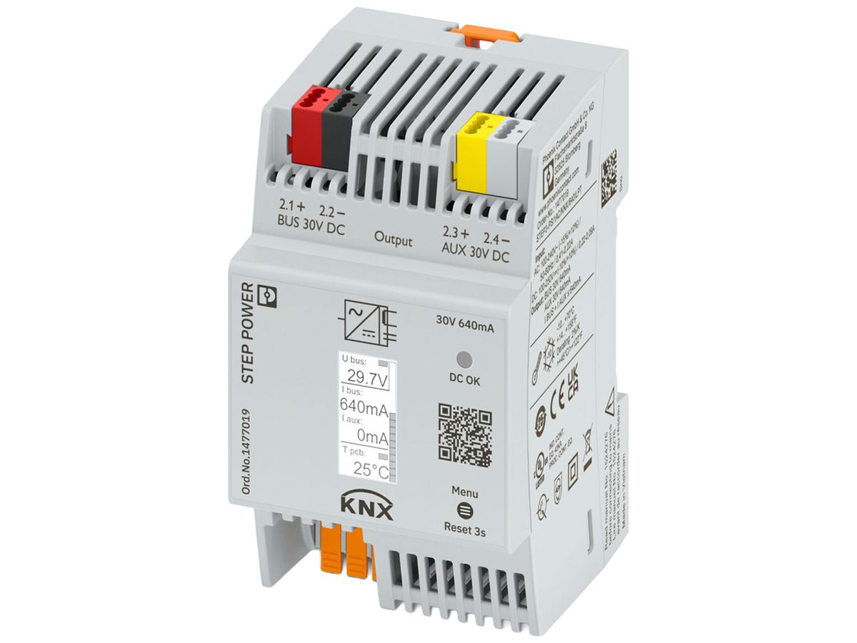 REG-Schaltnetzgerät PX STEP POWER 264VAC 275VDC 0.64A 19.2W 3TE