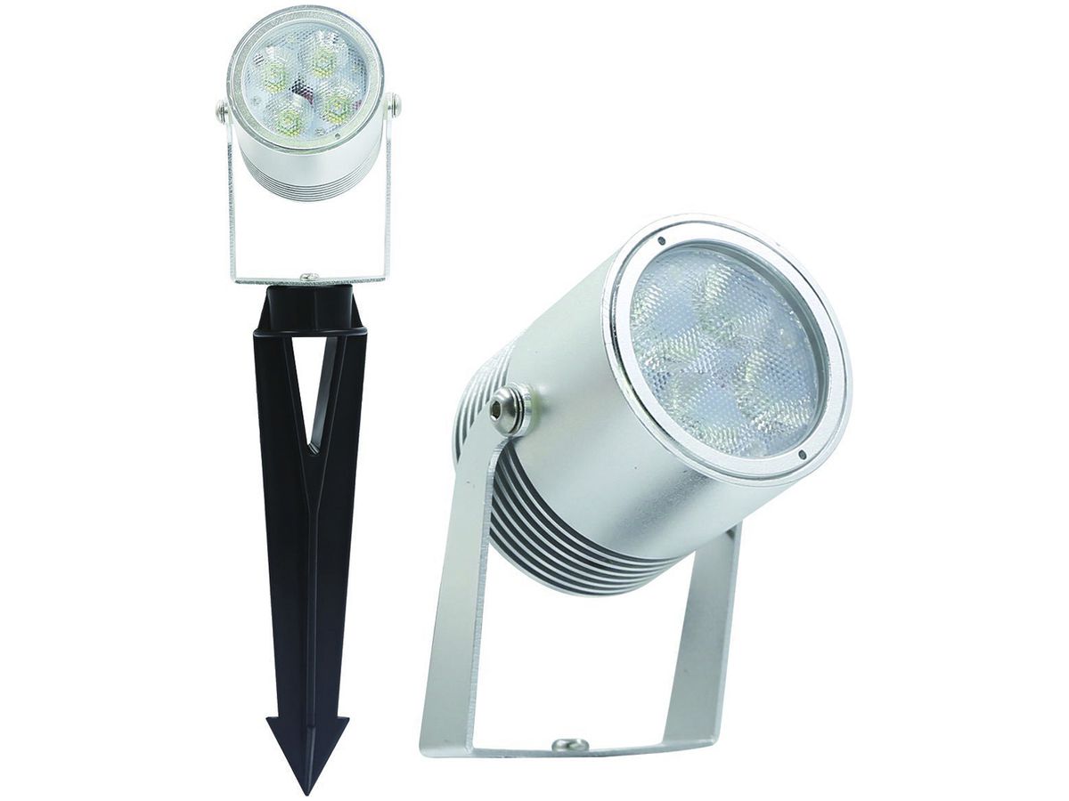 LED-Spiessleuchte KOLIBRI, 24VDC, 4W, 370lm, 2700K, IP67, Al eloxiert