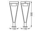 LED-Wegeleuchte LDV ENDURA STYLE SOL 6W 550lm 830 500mm PIR Aluminium anthrazit