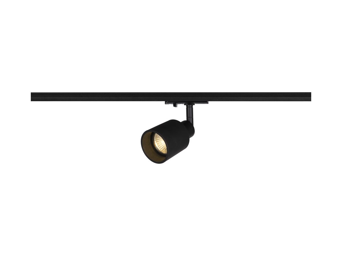 Strahler SLV PURI TRACK GU10 50W 1-Phasen-Adapter Ø64mm schwarz
