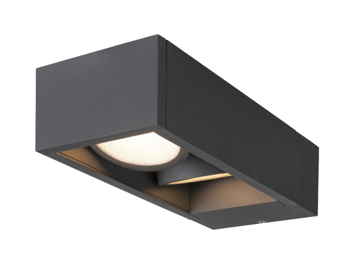 LED-Wandleuchte SLV ESKINA FRAME WL 27W 3000/4000K 2200lm IP65 anthrazit