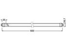 LED-Röhre SubstiTUBE T8 EM Value G13 6.6W 230V 800lm 865 590mm