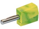 Bananenstecker 4mm WAGO grün/gelb