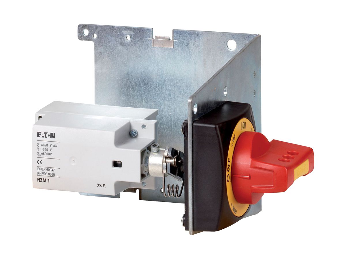 Hauptschalterbausatz Eaton NZM1-XSRM-L Seitenwand NOT-AUS rot