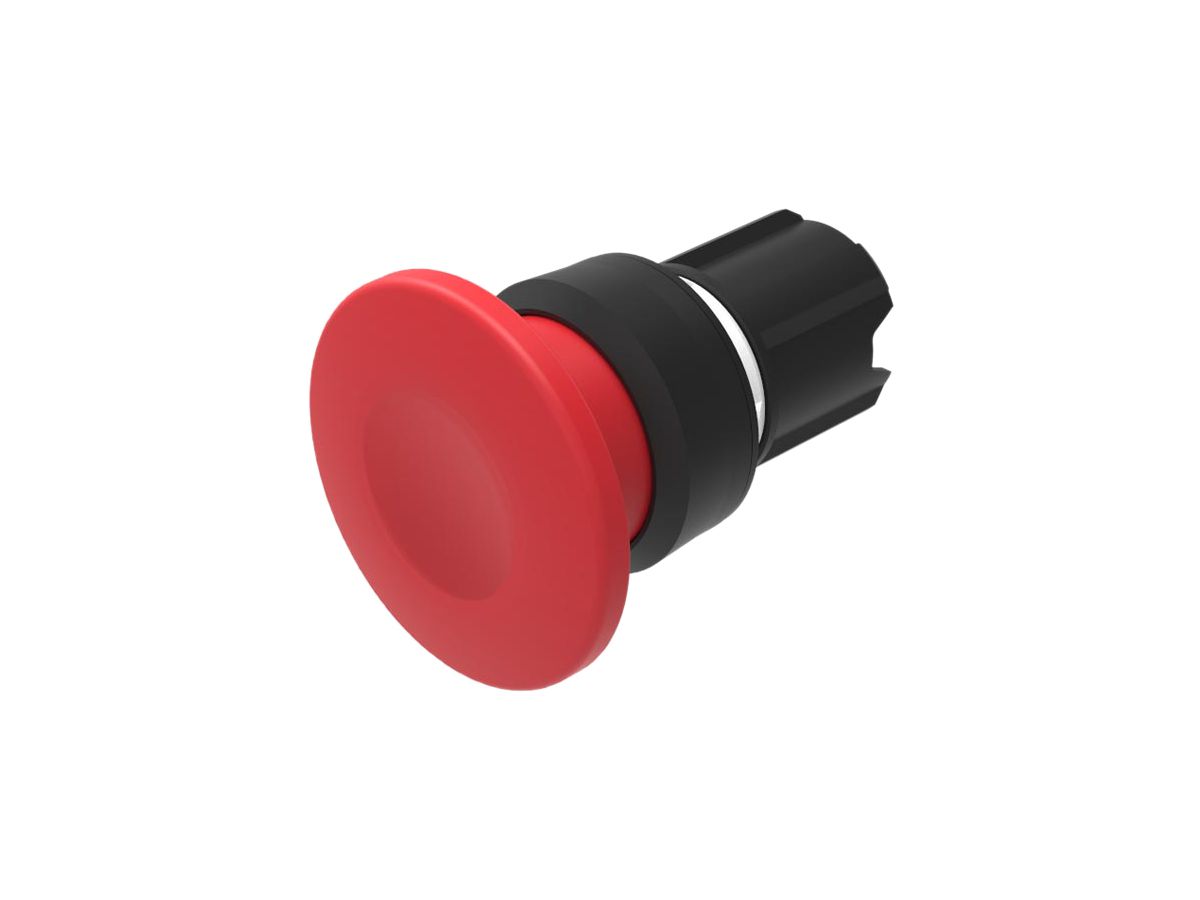 Pilzdrucktasten-Vorsatz EAO 45, Ø40mm, rot