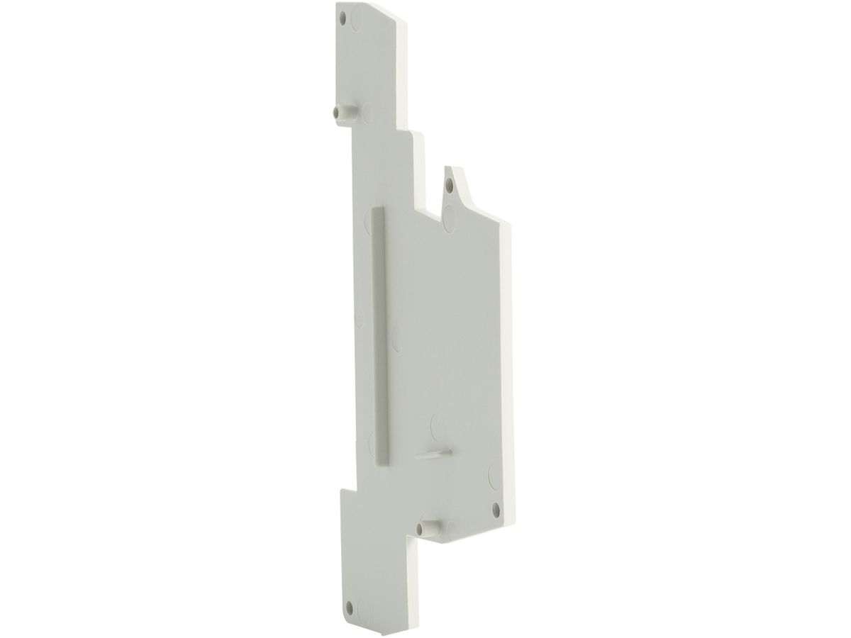 Abschlusswand Hager für KXA04/I1/I2/I3/I4/I5/I6 grau