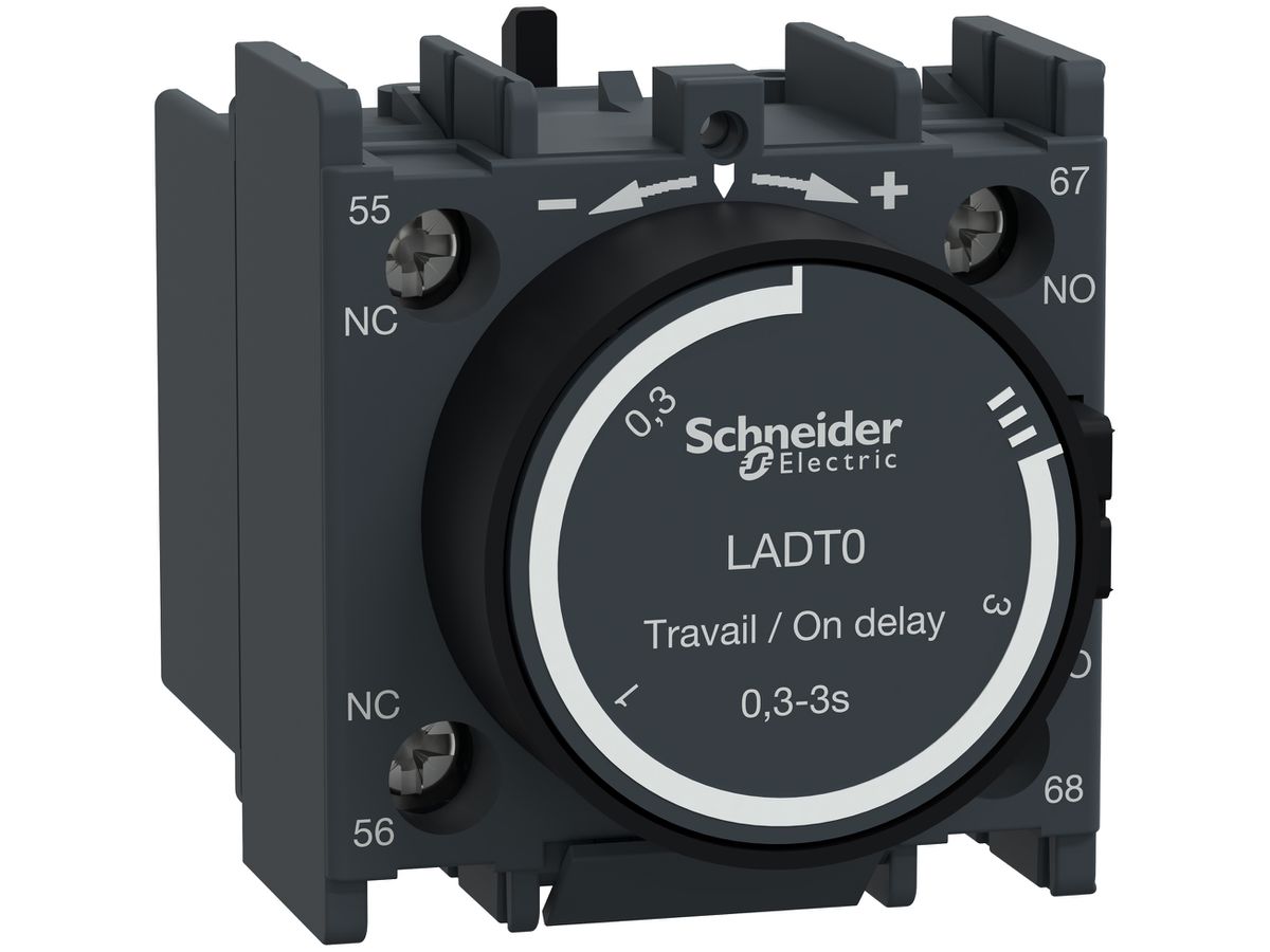 Zeitschaltblock Schneider Electric LADT0 ansprechverzögert TeSys