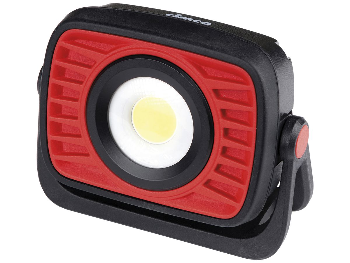 Akku-LED-Baustrahler Cimco Pro 1500 1500lm 6500K IP54 IK07 schwarz