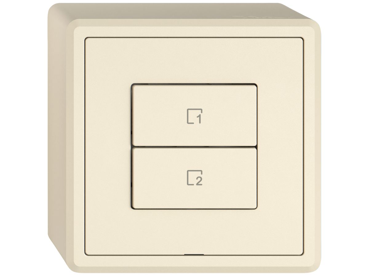 AP-Szenentaster EDIZIO.liv Wiser SNAPFIX® 2 Szenen 2 Tasten WLAN cr