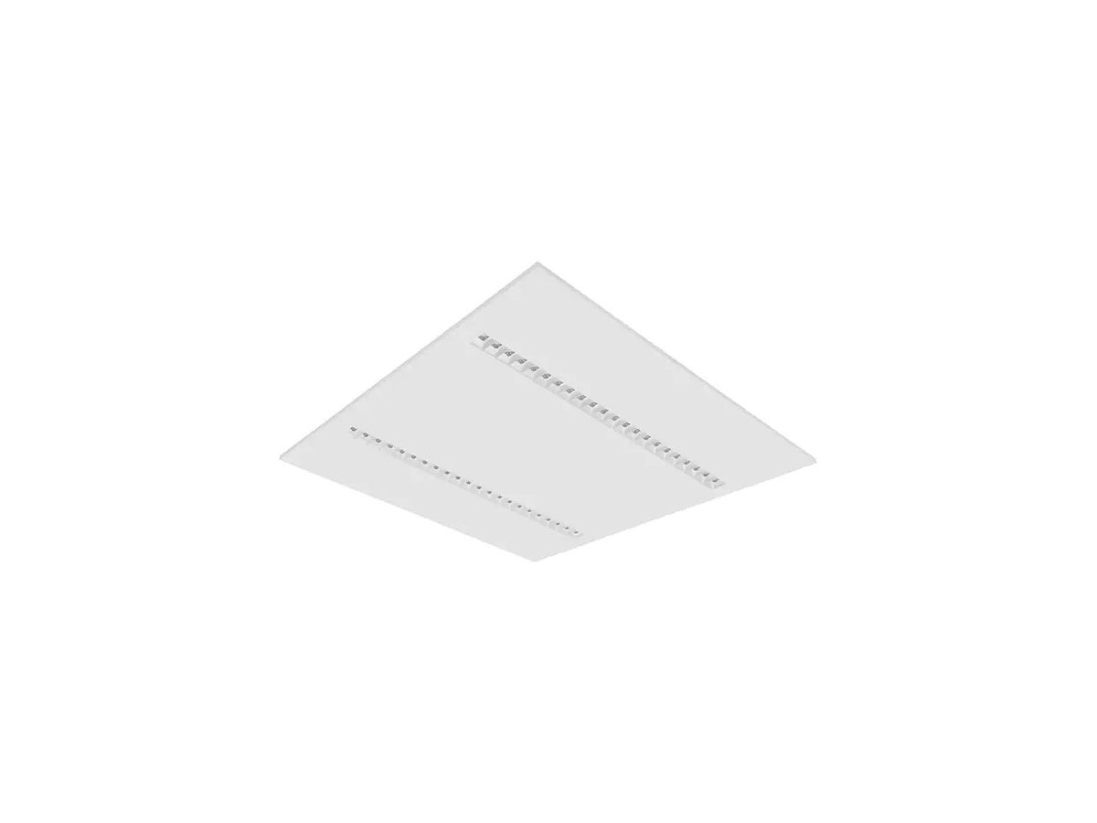EB-LED-Deckenleuchte IndiviLED 600, 33W/4000K DALI 600mm weiss