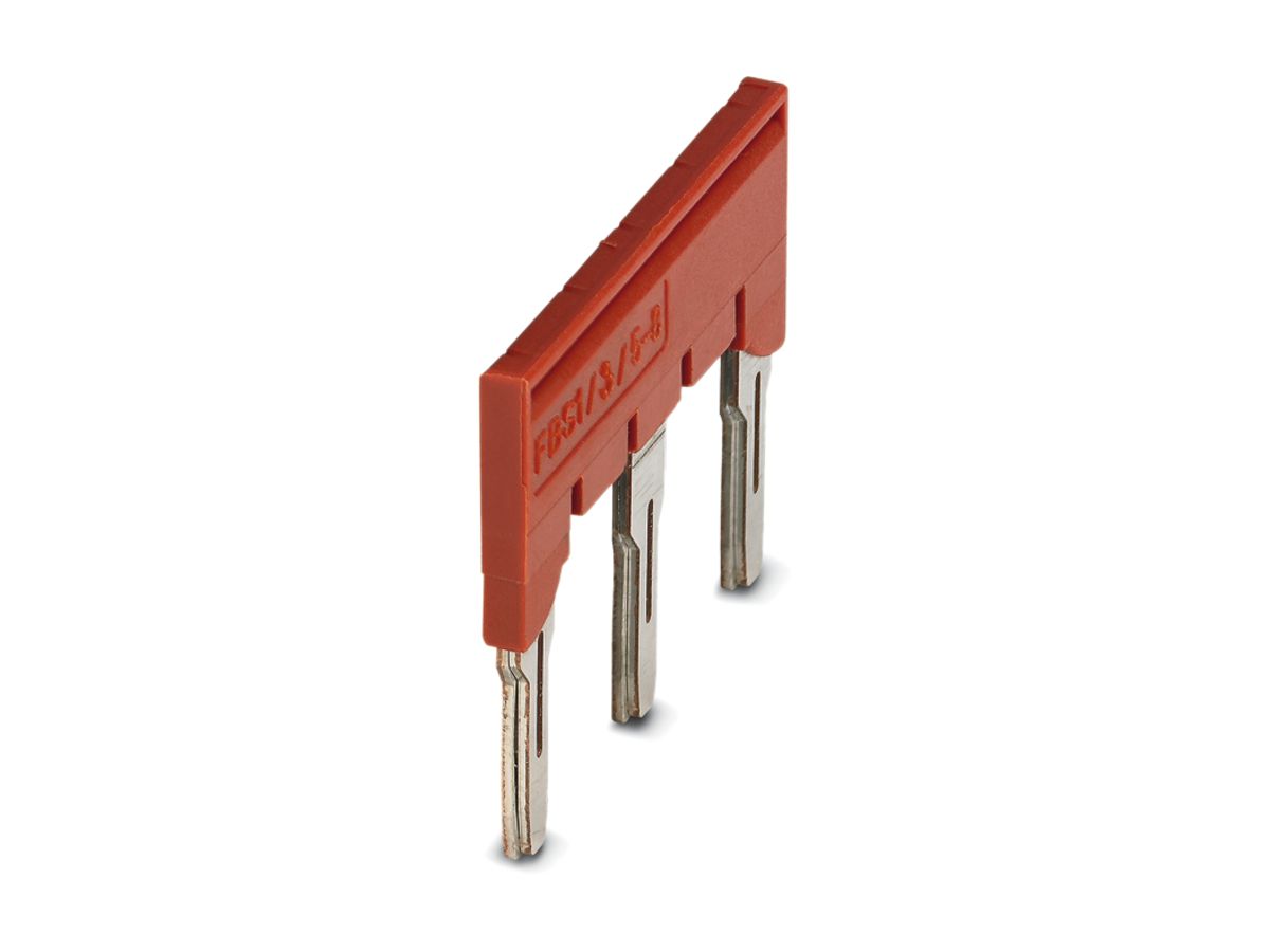 Steckbrücke 8mm 2L rot CLIPLINE