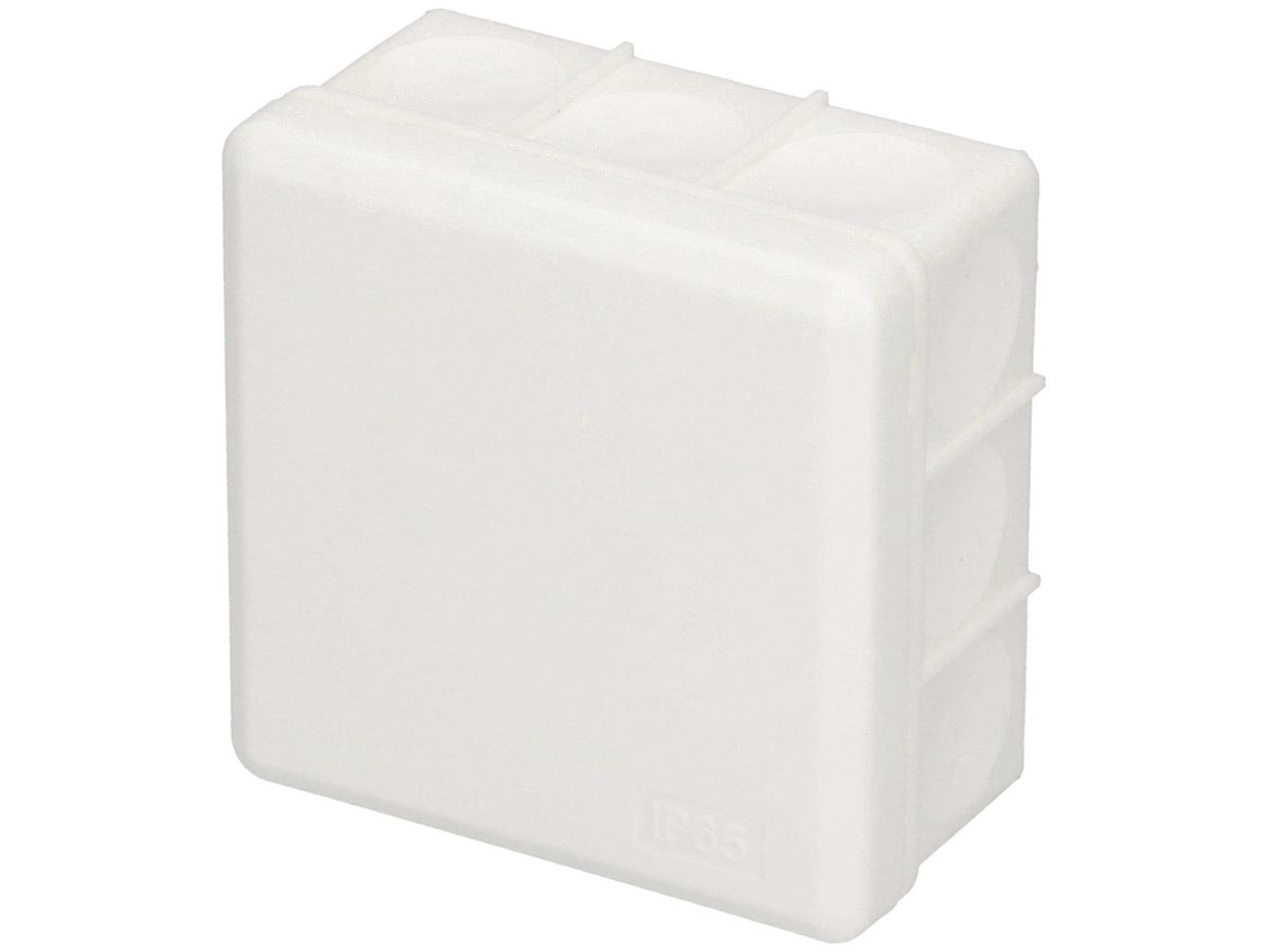 AP-Abzweigdose MAX HAURI 400V 75×75×38mm IP65 weiss