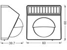 Bewegungssensor LEDVANCE SMART+WIFI Aufputz PIR Akku 5V IP65 weiss