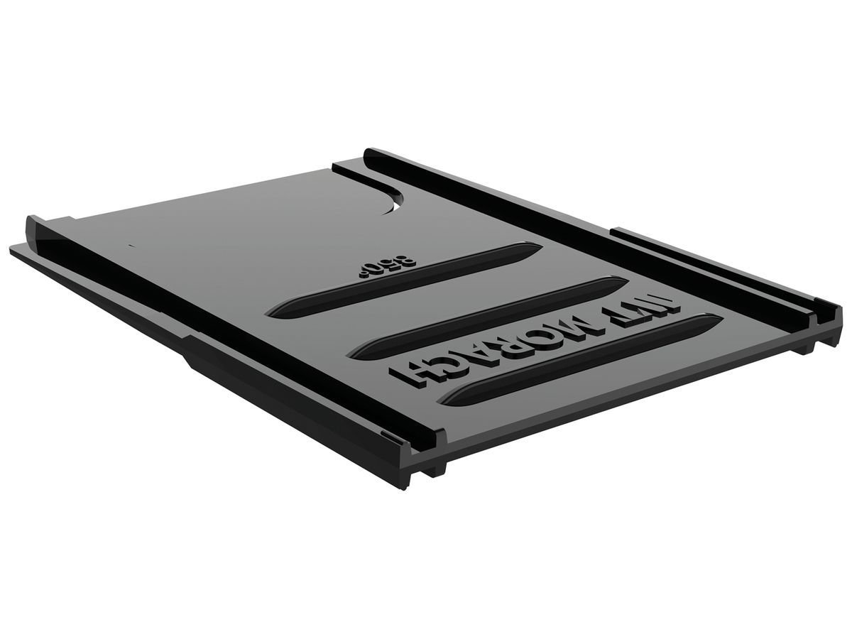Trennplatte Morach-Technik CRALLO-LEU 51×65mm Kunststoff schwarz