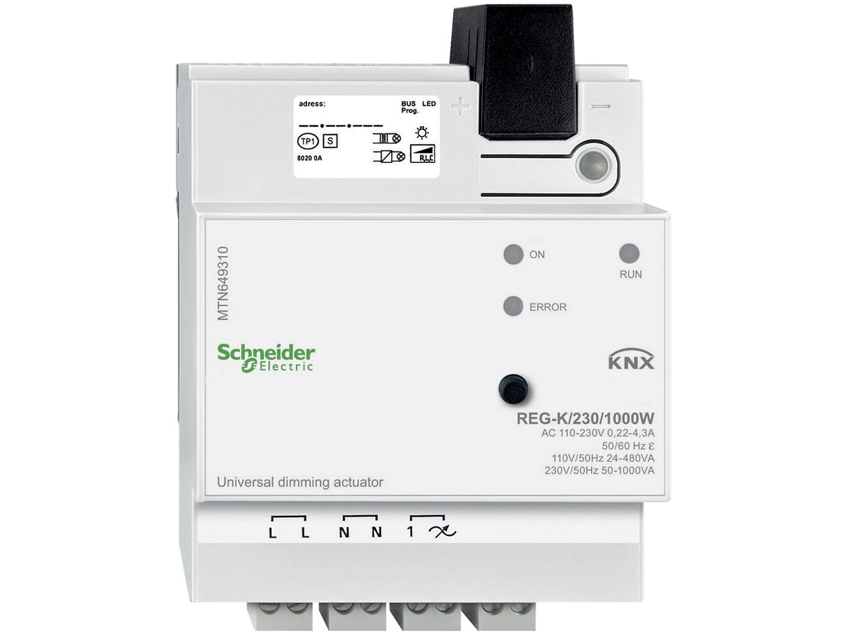 REG-Universal-Dimmaktor KNX Schneider Electric MTN649310