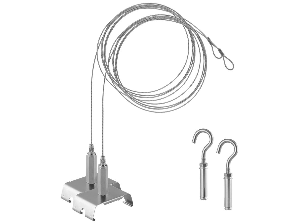 Seilabhängung-Set LEDVANCE TRUSYS FLEX Stahl für Tragschiene 2er Set