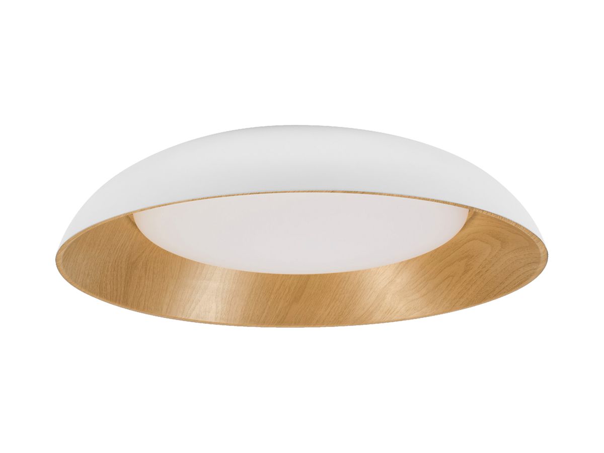 LED-Deckenleuchte LEDVANCE Orbis Alva 36W 1600lm 830 Ø505×140mm weiss/Holz
