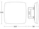 UP-Präsenzmelder Steinel True Presence COM1 HF 220…240V 360° IP20 ws