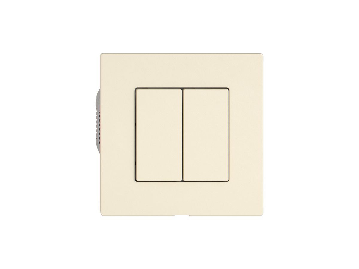 Druckschalter EDIZIO.liv Wiser SNAPFIX® 2 Kanal 2 Tasten cr