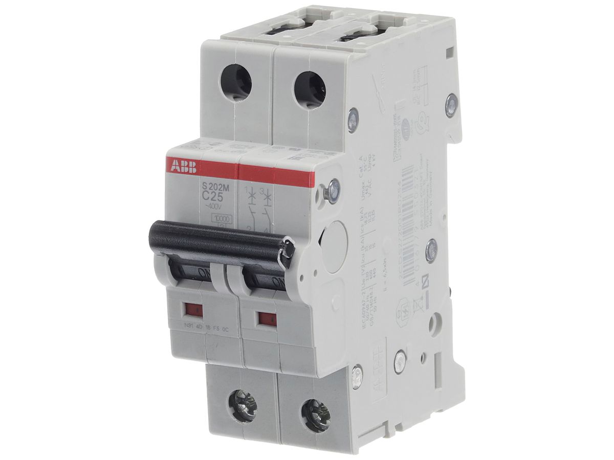 Leitungsschutzschalter ABB S202M-C25 25A C 10kA
