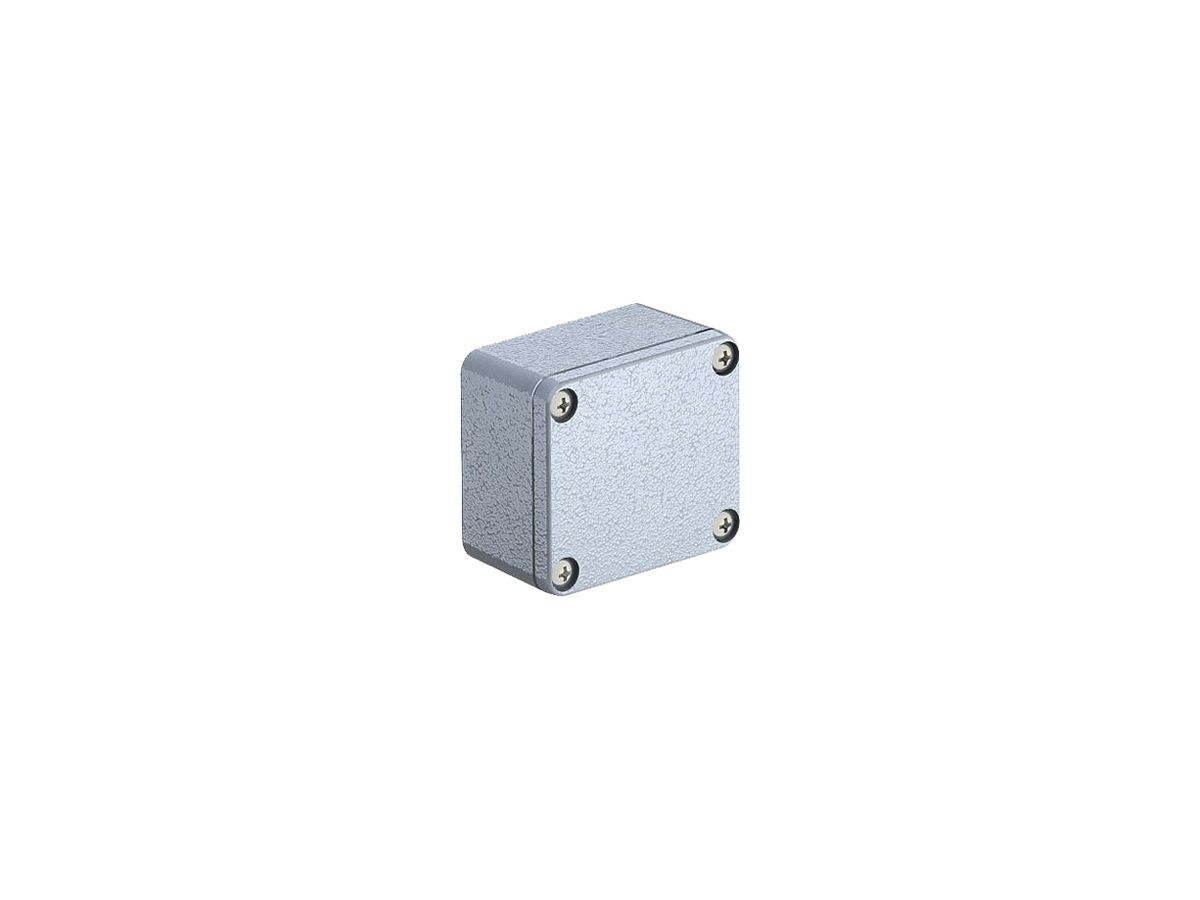 Leergehäuse BET Mx SGR 64×58×34mm Alu IP66 silbergrau
