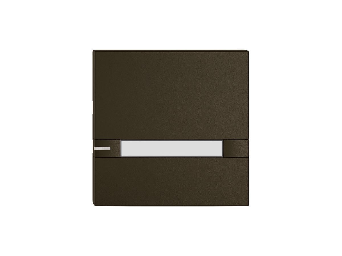 Taste 1/1 EDIZIO.liv SNAPFIX® f.KNX-&UNI m.LED m.Papier 2-Tastenbed.br