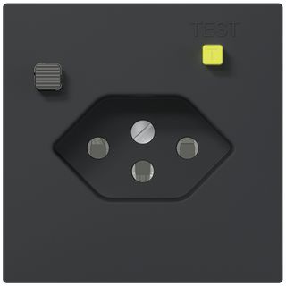UP-FI-Steckdose SIDUS E T13 30mA anthrazit