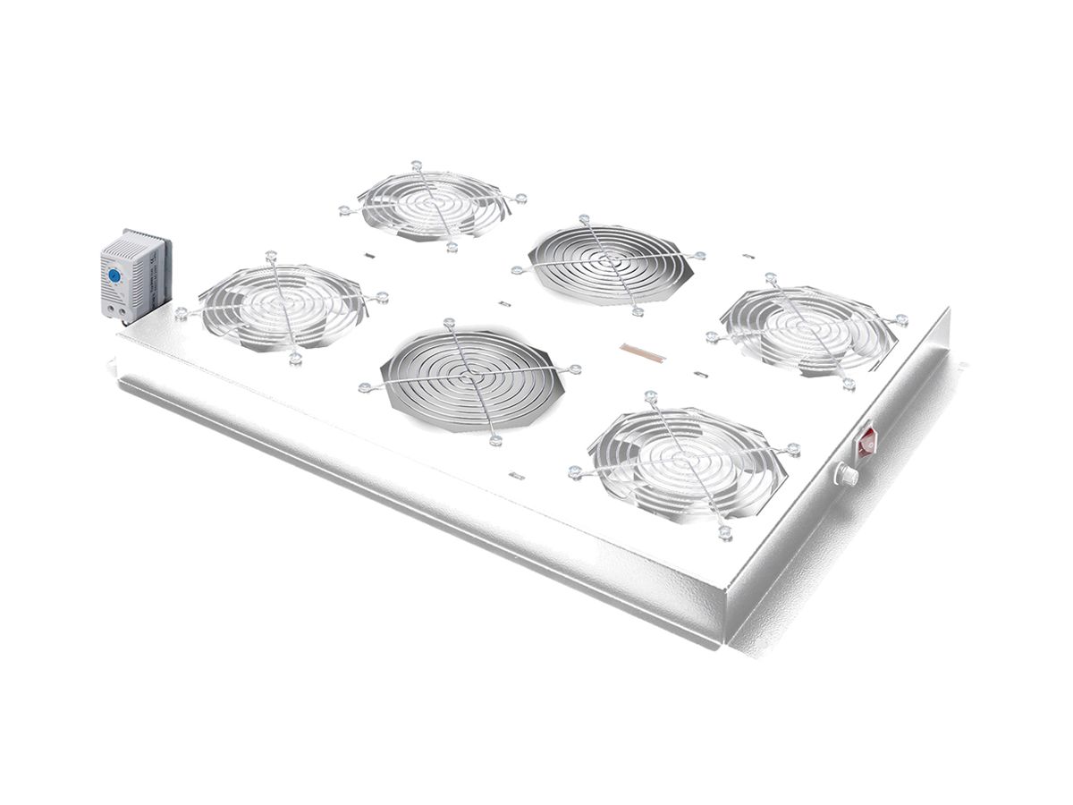 Lüfter ROLINE 420×50×530mm 230V Dachlüfter grau 432m³/h