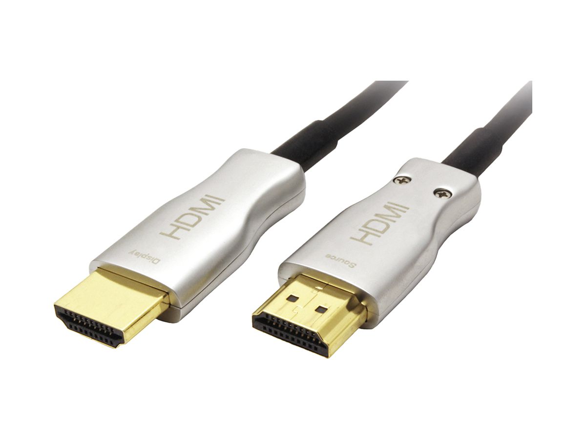 HDMI-Kabel VALUE 8K@60Hz (HDMI 2.0) AOC HDR 3D Ethernet schwarz 50m
