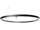 LED-Pendelleuchte Sylvania Nilo 88W 9120lm 830 DALI EM Ø1200mm schwarz
