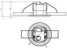 EB-Präsenzmelder Theben theRonda S360 KNX FLAT, weiss