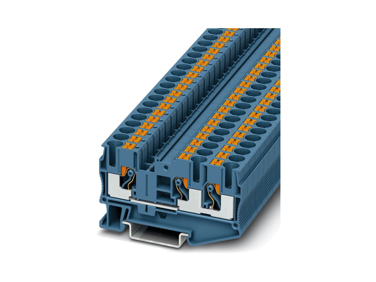 Reihenklemme 0.5…10mm² blau Push-in-An.PT 6-TWIN BU