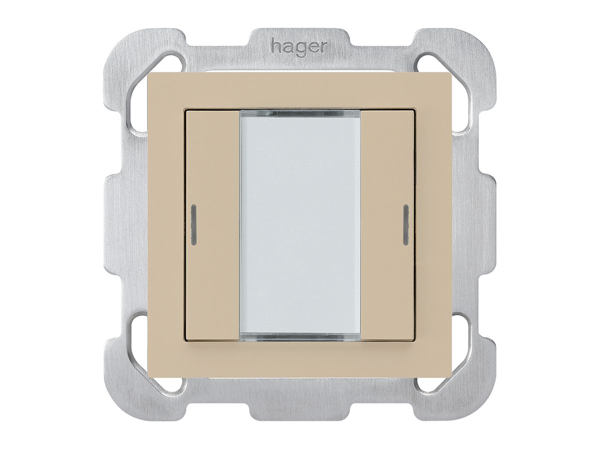 UP-Taster kallysto B KNX 2× RGB LED s/e-link beige