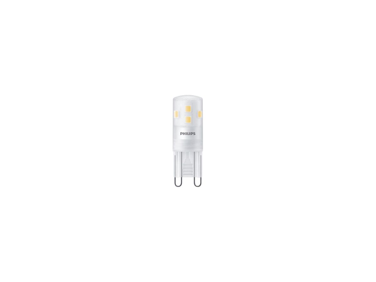 LED-Lampe Philips CorePro G9 1.9W 220lm 827 mattiert Ø14×43mm