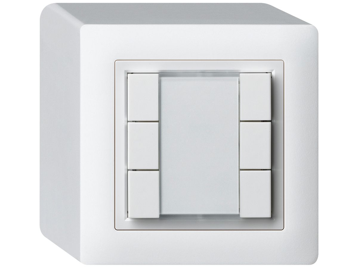 AP-Universaltaster 6×kallysto ohne LED weiss